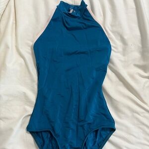 Blue leotard